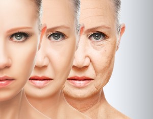 beauty concept skin aging. anti-aging procedures
